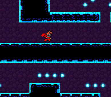 텐코의 마법검 퀘스트 게임 주인공 캐릭터가 마법검을 들고 판타지 배경에서 탐험하는 장면